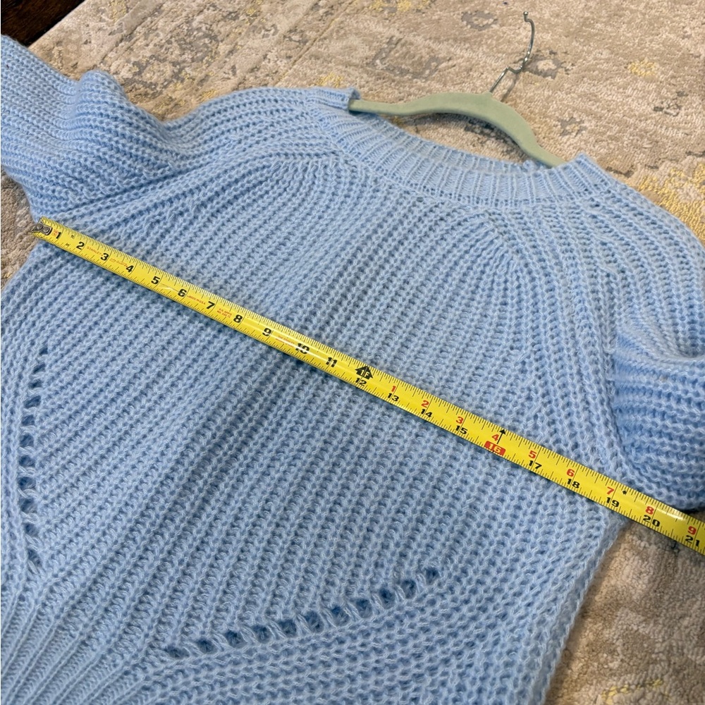 S. Christina Blue Cashmere Sweater NWT - Picture 7 of 8